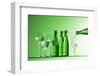 Pouring Mineral Water into Glass-Klaus Arras-Framed Photographic Print