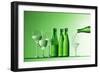 Pouring Mineral Water into Glass-Klaus Arras-Framed Photographic Print