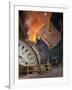 Pouring Molten Iron into a Kaldo Unit, Park Gate Iron and Steel Co, Rotherham, South Yorkshire, 196-Michael Walters-Framed Photographic Print