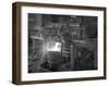 Pouring Molten Iron, Park Gate Steelworks, Rotherham, South Yorkshire, 1964-Michael Walters-Framed Photographic Print