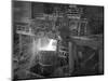 Pouring Molten Iron, Park Gate Steelworks, Rotherham, South Yorkshire, 1964-Michael Walters-Mounted Photographic Print