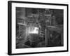 Pouring Molten Iron, Park Gate Steelworks, Rotherham, South Yorkshire, 1964-Michael Walters-Framed Photographic Print