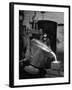 Pouring Molten Metal-Heinz Zinram-Framed Photographic Print