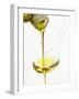 Pouring Olive Oil Over a Spoon-Marc O^ Finley-Framed Photographic Print