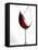 Pouring Red Wine into a Glass-Andreas Wegelin-Framed Stretched Canvas