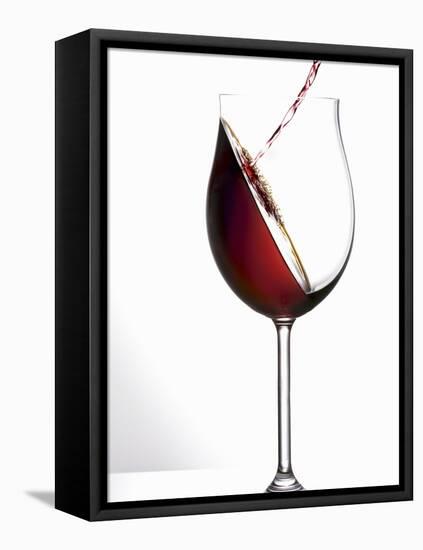 Pouring Red Wine into a Glass-Andreas Wegelin-Framed Stretched Canvas