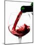 Pouring Red Wine into a Glass-Foodcollection-Mounted Photographic Print
