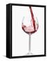 Pouring Red Wine into Glass-Kr?ger & Gross-Framed Stretched Canvas