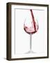 Pouring Red Wine into Glass-Kr?ger & Gross-Framed Photographic Print
