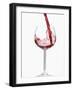 Pouring Red Wine into Glass-Kr?ger & Gross-Framed Photographic Print