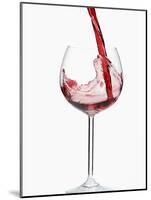 Pouring Red Wine into Glass-Kr?ger & Gross-Mounted Photographic Print