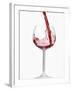 Pouring Red Wine into Glass-Kr?ger & Gross-Framed Photographic Print