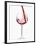 Pouring Red Wine into Glass-Kr?ger & Gross-Framed Photographic Print