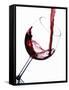 Pouring Red Wine into Wine Glass-Steve Lupton-Framed Stretched Canvas