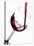 Pouring Red Wine into Wine Glass-Steve Lupton-Stretched Canvas