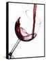 Pouring Red Wine into Wine Glass-Steve Lupton-Framed Stretched Canvas