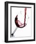 Pouring Red Wine into Wine Glass-Steve Lupton-Framed Photographic Print