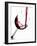 Pouring Red Wine into Wine Glass-Steve Lupton-Framed Photographic Print