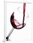 Pouring Red Wine into Wine Glass-Steve Lupton-Framed Photographic Print