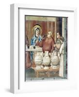 Pouring the Wine-null-Framed Giclee Print