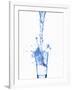 Pouring Water from a Bottle into a Glass-Kr?ger and Gross-Framed Photographic Print