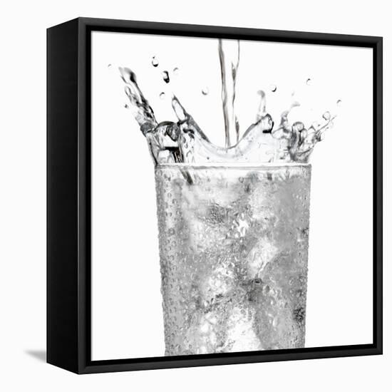 Pouring Water into a Glass-Paul Williams-Framed Stretched Canvas