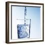 Pouring Water into a Glass-Kai Schwabe-Framed Photographic Print