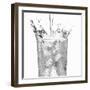 Pouring Water into a Glass-Paul Williams-Framed Photographic Print