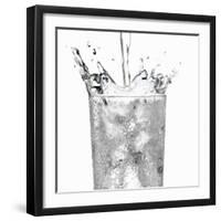 Pouring Water into a Glass-Paul Williams-Framed Photographic Print