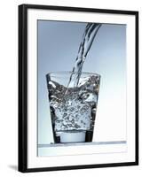 Pouring Water into a Glass-Bodo A^ Schieren-Framed Photographic Print