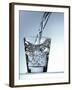 Pouring Water into a Glass-Bodo A^ Schieren-Framed Photographic Print