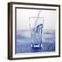 Pouring Water into Glass-Alexander Feig-Framed Photographic Print