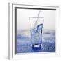 Pouring Water into Glass-Alexander Feig-Framed Photographic Print