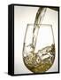 Pouring White Wine-Jean Gillis-Framed Stretched Canvas