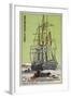 Pourquoi Pas, Ship Used on Jean-Baptiste Charcot's French South Pole Expedition of 1908-1910-null-Framed Giclee Print