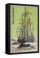 Pourquoi Pas, Ship Used on Jean-Baptiste Charcot's French South Pole Expedition of 1908-1910-null-Framed Stretched Canvas