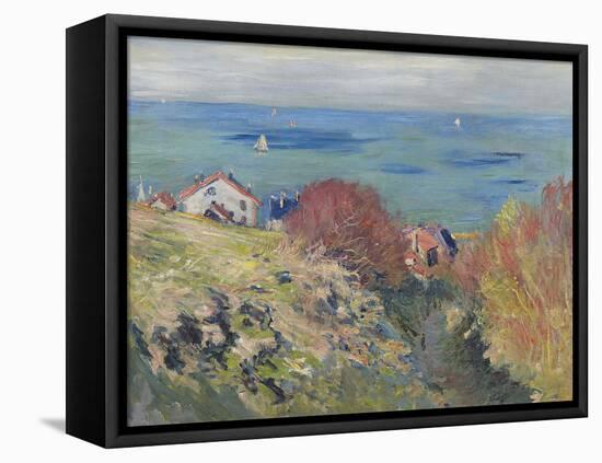 Pourville, 1882-Claude Monet-Framed Stretched Canvas
