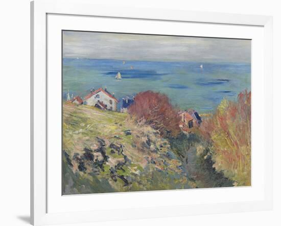 Pourville, 1882-Claude Monet-Framed Giclee Print