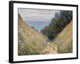 Pourville, 1882-Claude Monet-Framed Premium Giclee Print