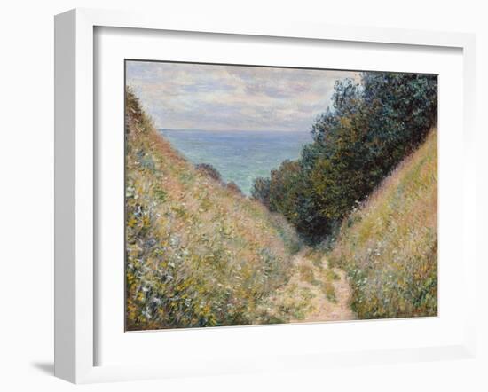 Pourville, 1882-Claude Monet-Framed Giclee Print