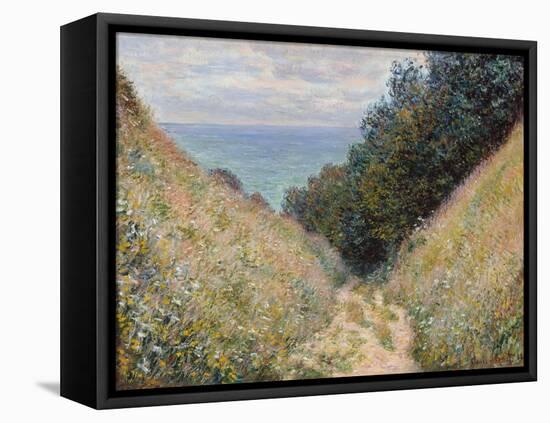 Pourville, 1882-Claude Monet-Framed Stretched Canvas