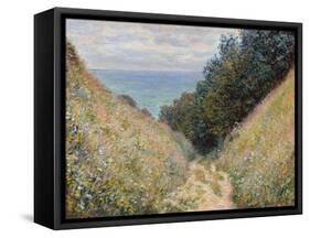 Pourville, 1882-Claude Monet-Framed Stretched Canvas