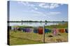 Pousada at Tia Mariana Lagoon, Mato Grosso, Brazil-Guido Cozzi-Stretched Canvas