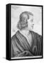 Poussin Profile-null-Framed Stretched Canvas