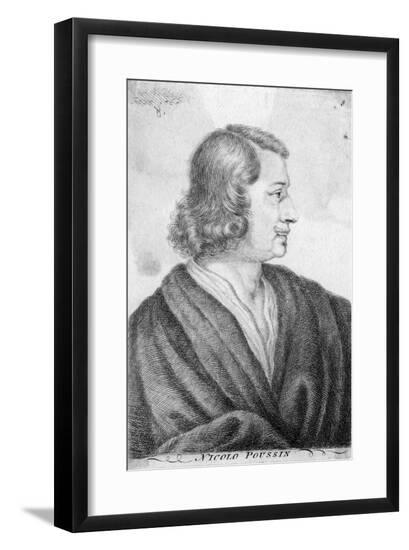 Poussin Profile--Framed Art Print
