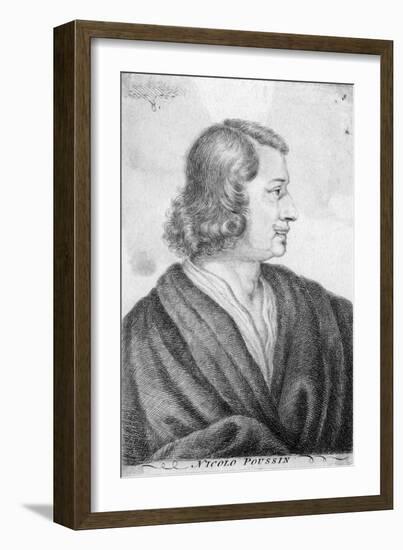 Poussin Profile-null-Framed Art Print