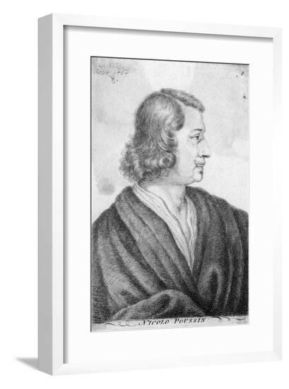 Poussin Profile--Framed Art Print