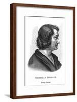 Poussin Profile-null-Framed Art Print