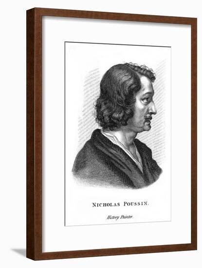 Poussin Profile-null-Framed Art Print