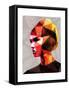 Pouting Girl With Hair Clip-Enrico Varrasso-Framed Stretched Canvas